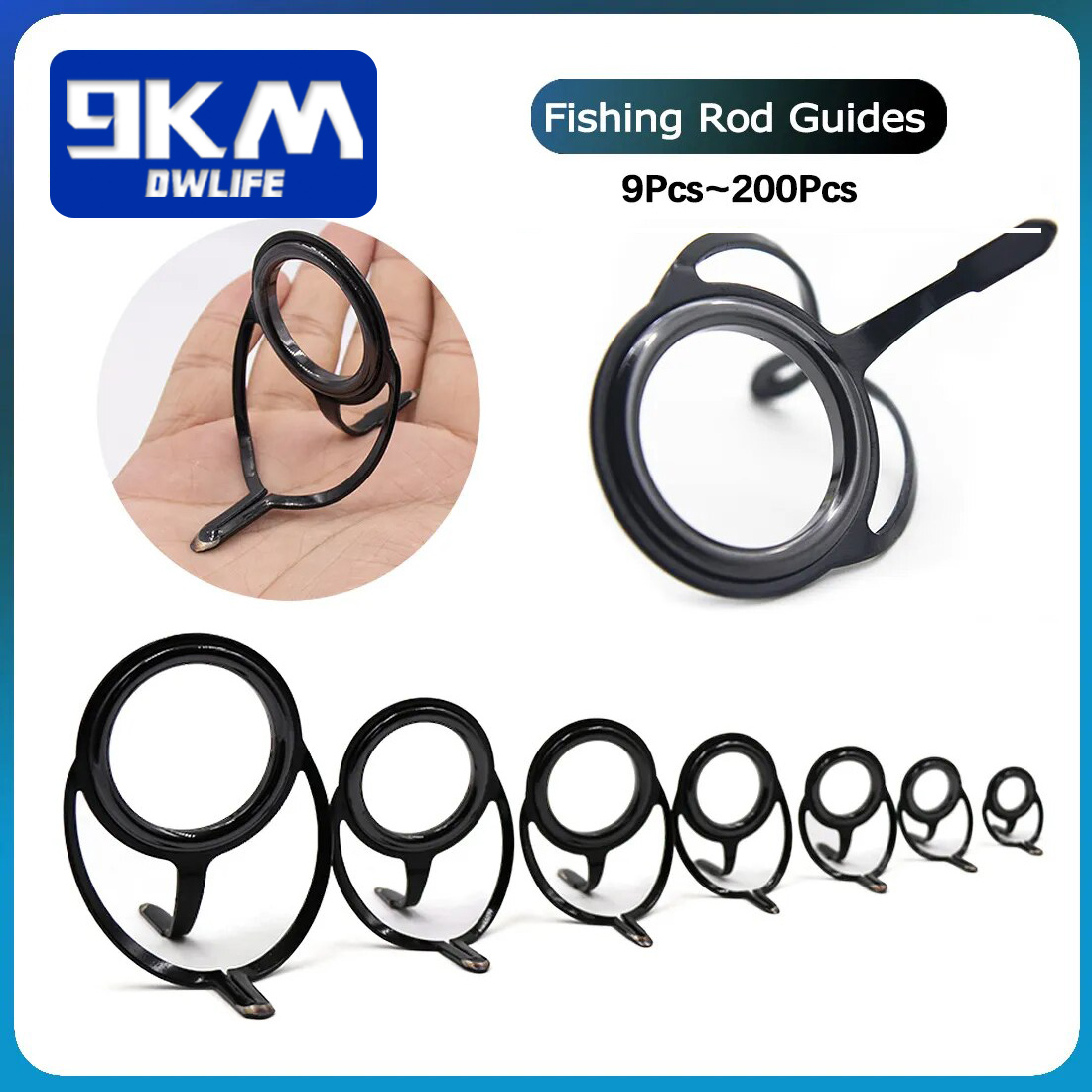 Fishing Rod Building Kit - Set joran pancing putar, komponen perbaikan