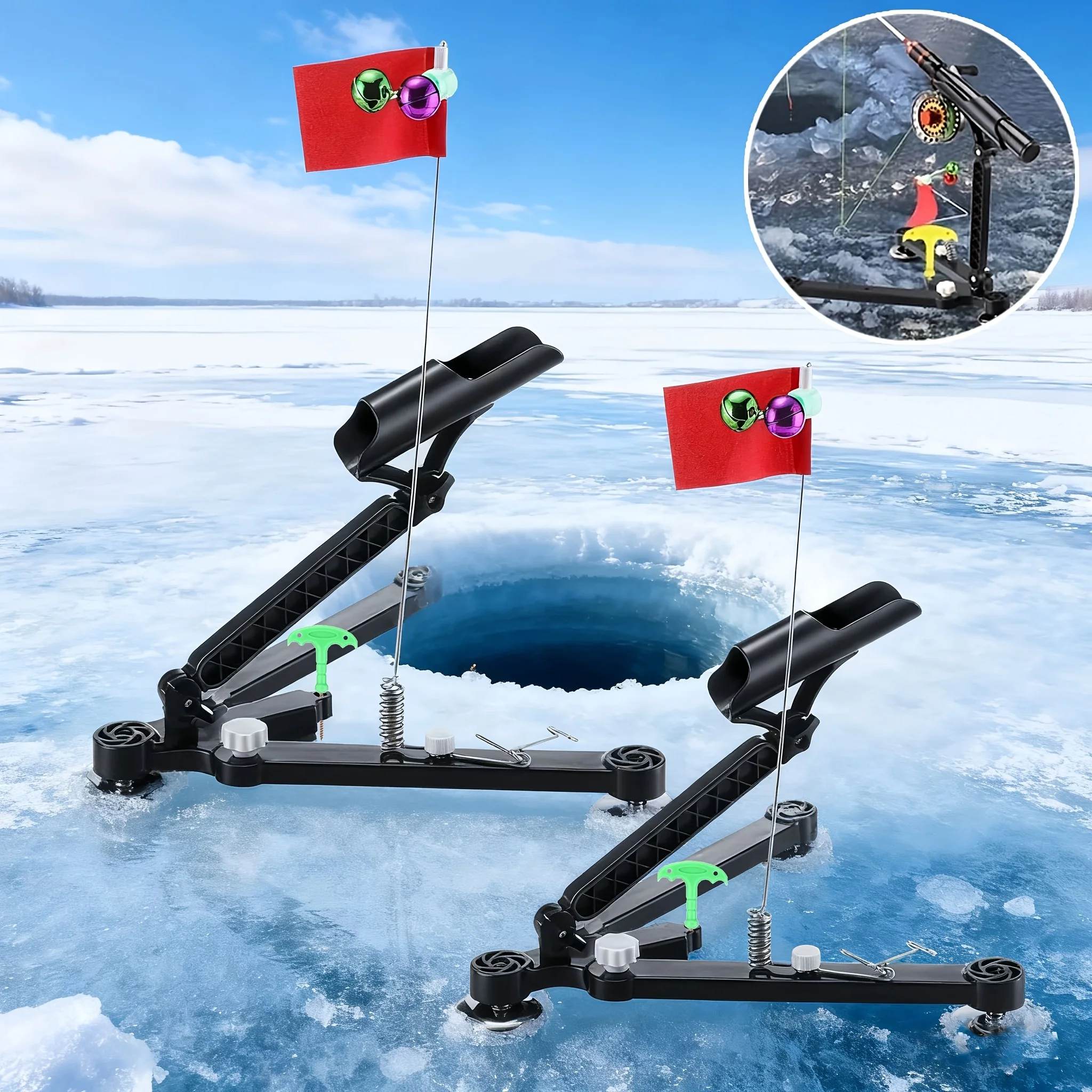 Fishing Rod Ice - 1 set Penyangga Joran Pancing Es