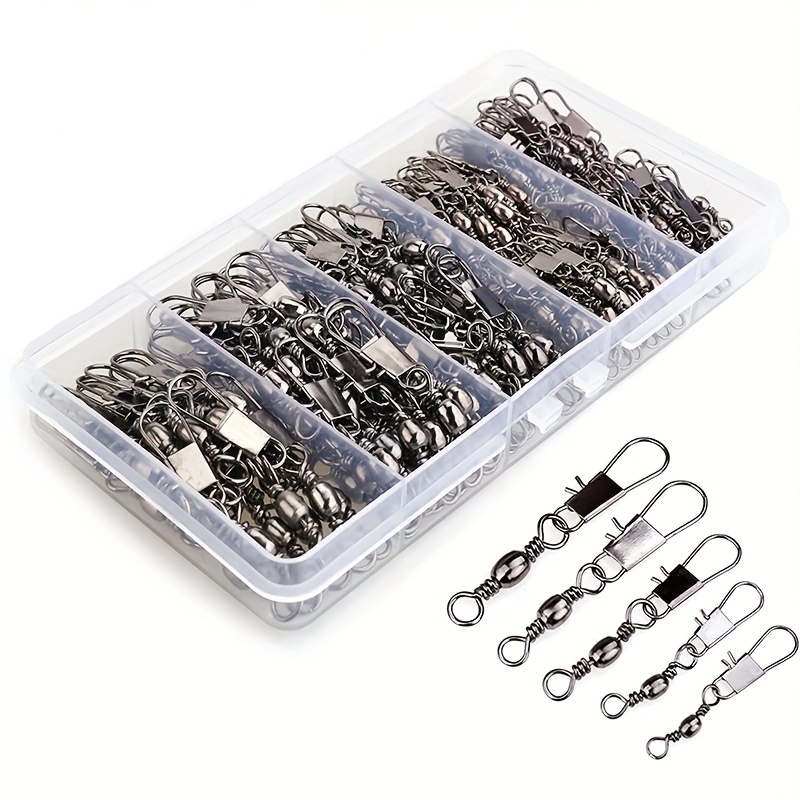 50/200pcs Barrel Snap Swivel A - Fishing Rod Building Kit ulasan dan harga
